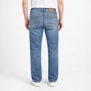 BKE Aiden Jeans Men's 28 X 30 Slim Bootcut Denim Stretch Cowboy Western Buckle